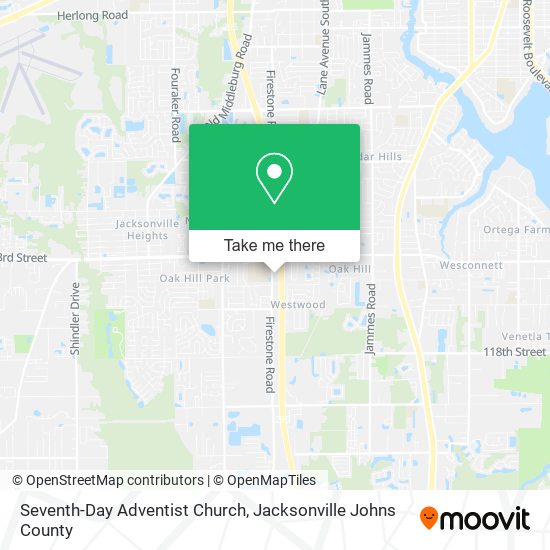 Seventh-Day Adventist Church map