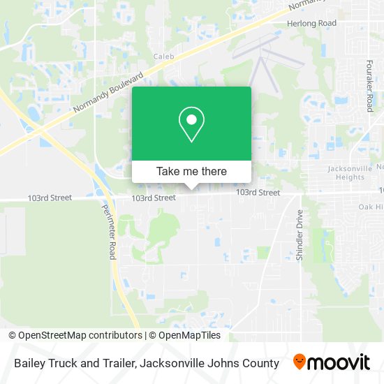 Mapa de Bailey Truck and Trailer