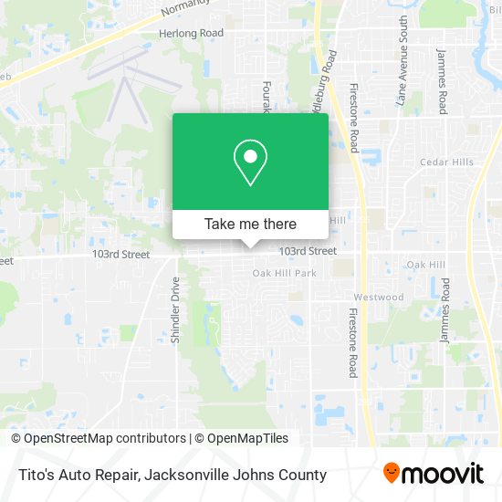 Tito's Auto Repair map