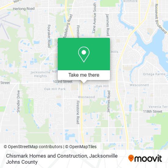 Chismark Homes and Construction map