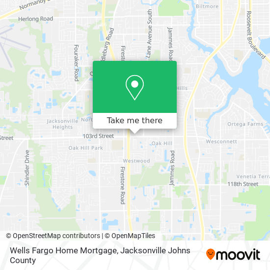 Wells Fargo Home Mortgage map