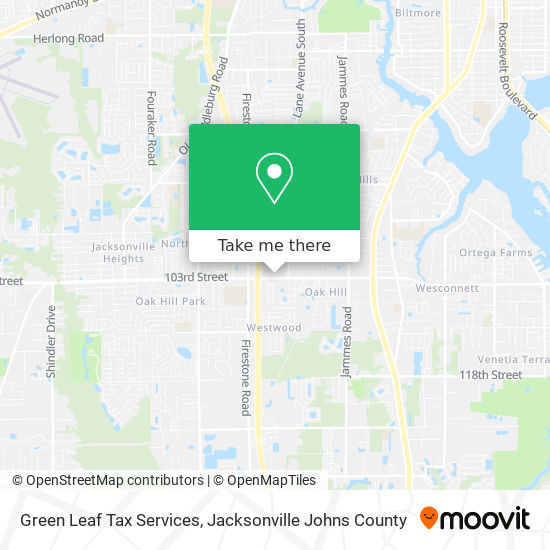 Green Leaf Tax Services map