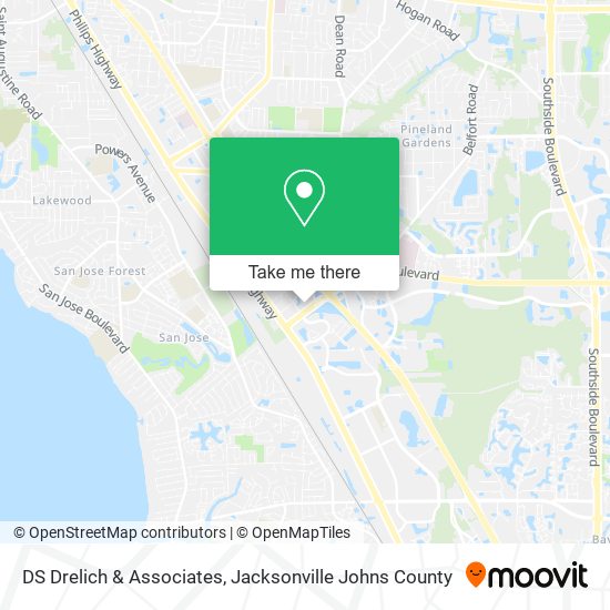 DS Drelich & Associates map