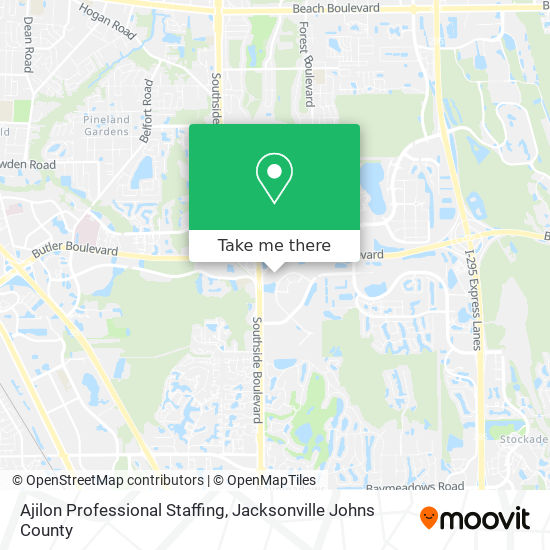 Ajilon Professional Staffing map
