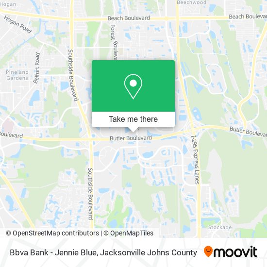 Mapa de Bbva Bank - Jennie Blue