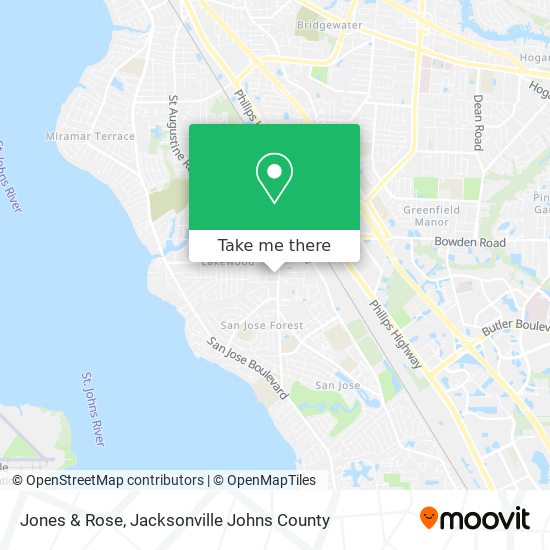 Jones & Rose map