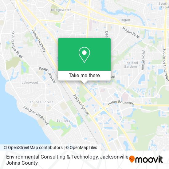 Environmental Consulting & Technology map