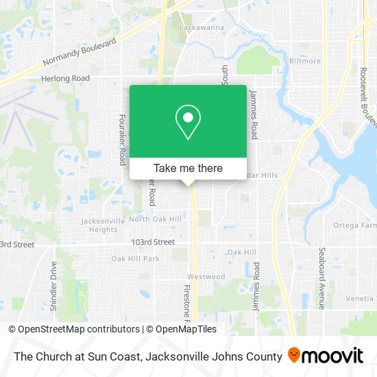 The Church at Sun Coast map
