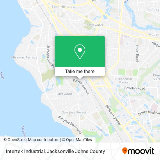 Mapa de Intertek Industrial