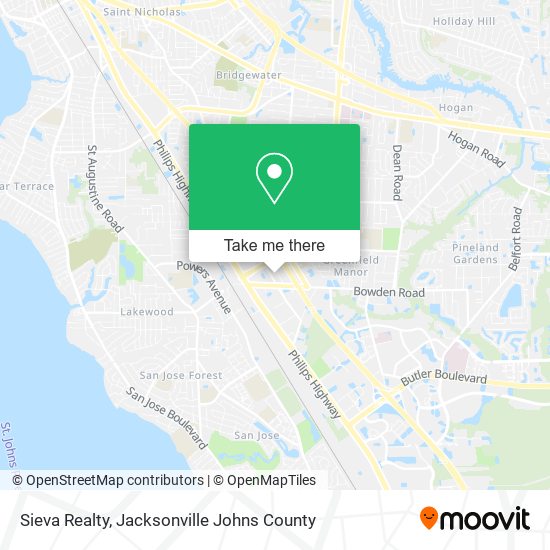 Mapa de Sieva Realty
