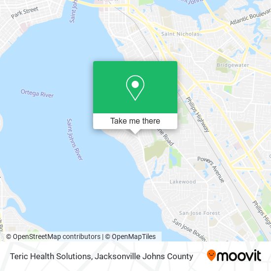 Mapa de Teric Health Solutions