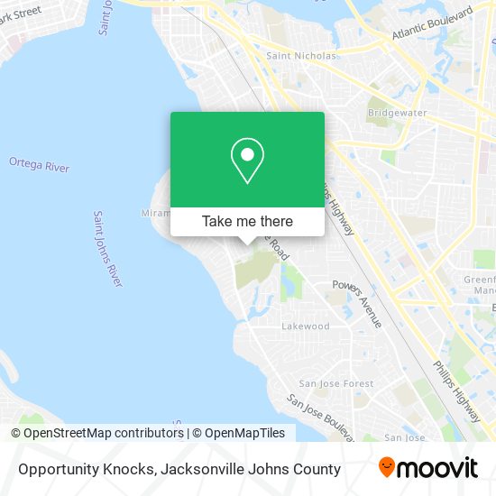 Opportunity Knocks map