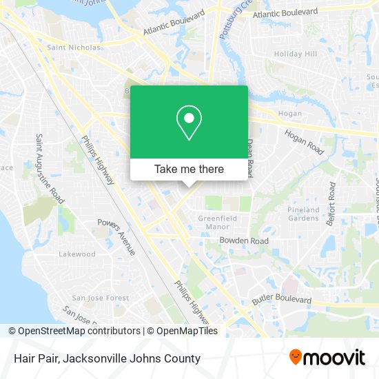 Mapa de Hair Pair