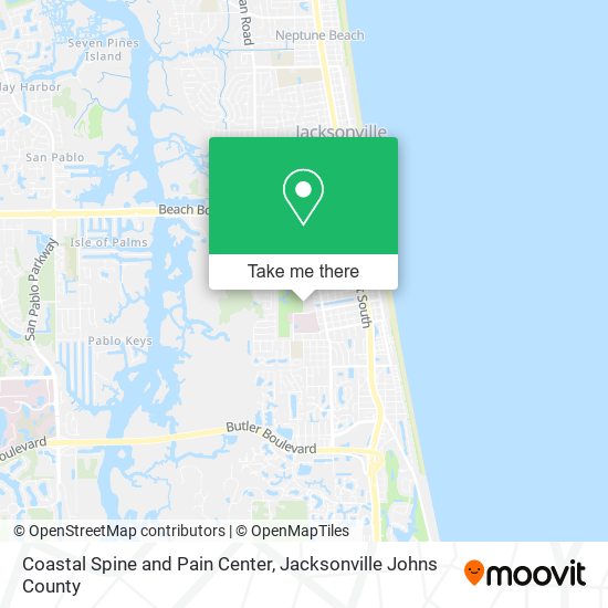 Mapa de Coastal Spine and Pain Center