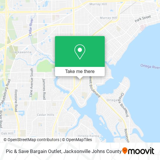 Pic & Save Bargain Outlet map
