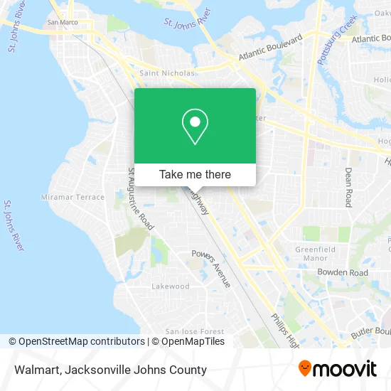 Walmart map