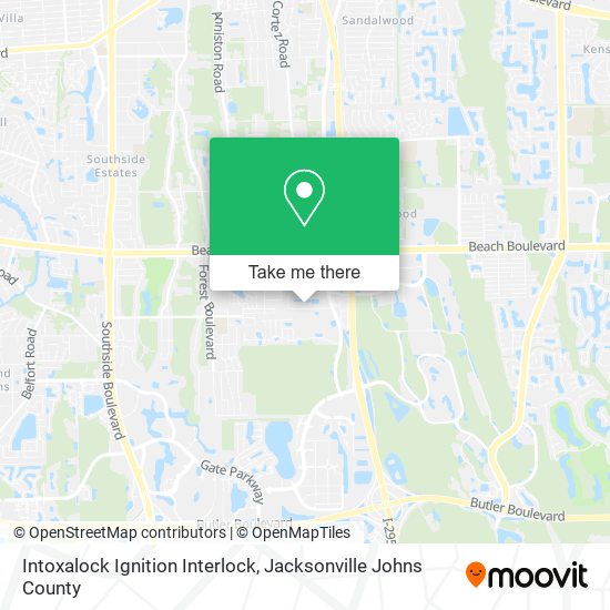 Mapa de Intoxalock Ignition Interlock