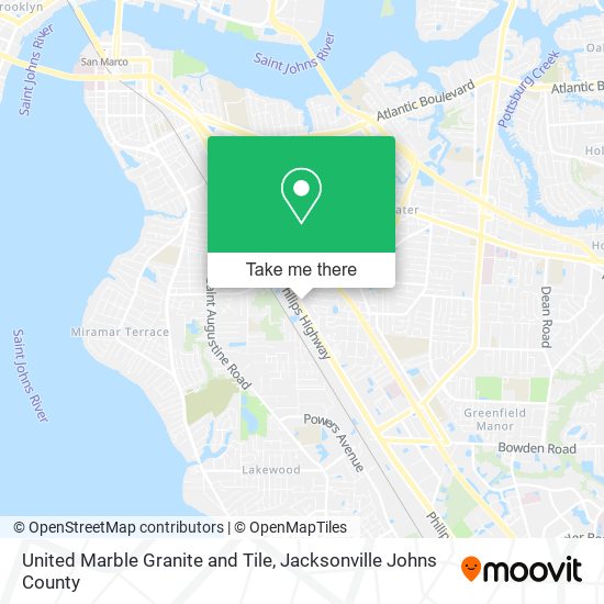 United Marble Granite and Tile map