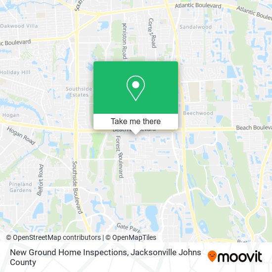 Mapa de New Ground Home Inspections