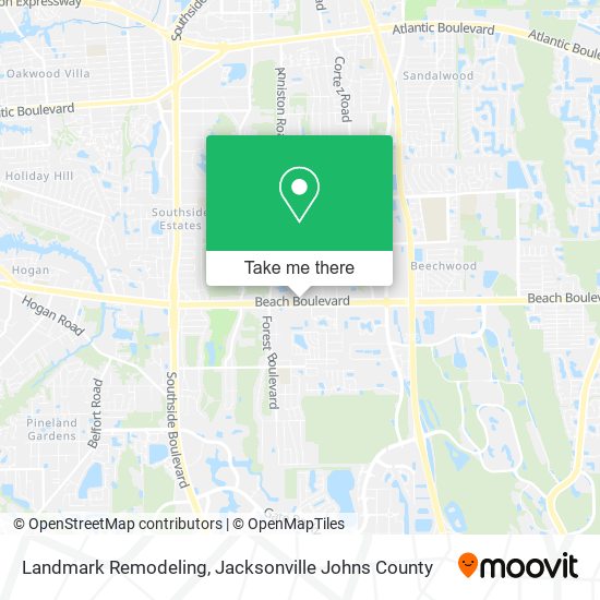 Landmark Remodeling map