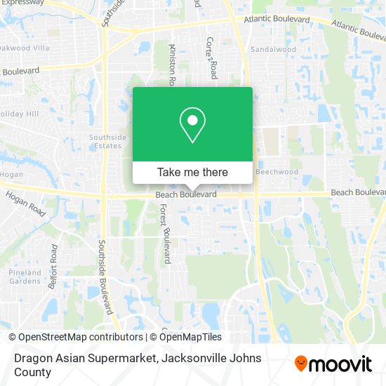 Dragon Asian Supermarket map