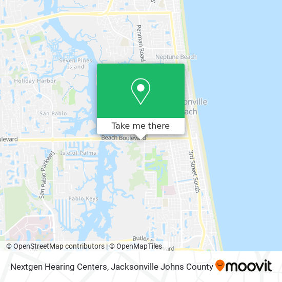 Nextgen Hearing Centers map