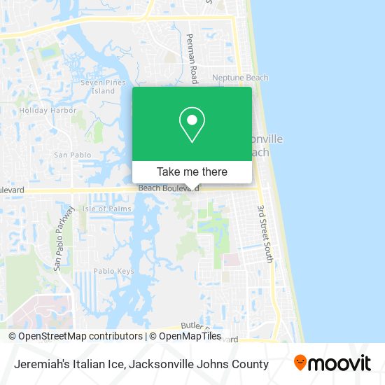 Mapa de Jeremiah's Italian Ice