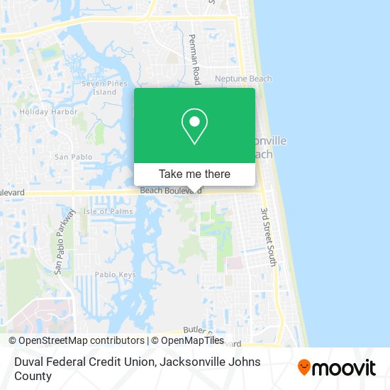 Duval Federal Credit Union map