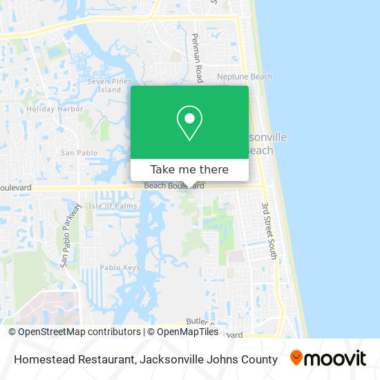 Homestead Restaurant map