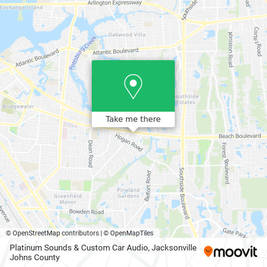 Platinum Sounds & Custom Car Audio map