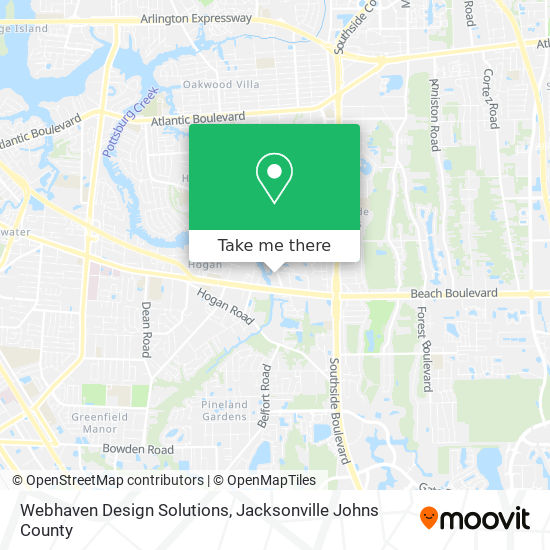 Webhaven Design Solutions map