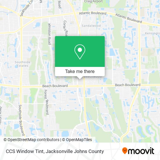 CCS Window Tint map