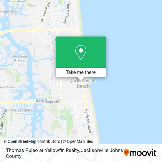Mapa de Thomas Puleo at Yellowfin Realty