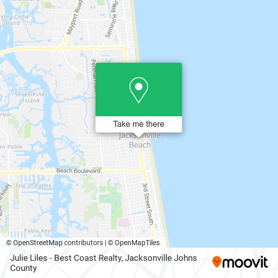 Julie Liles - Best Coast Realty map