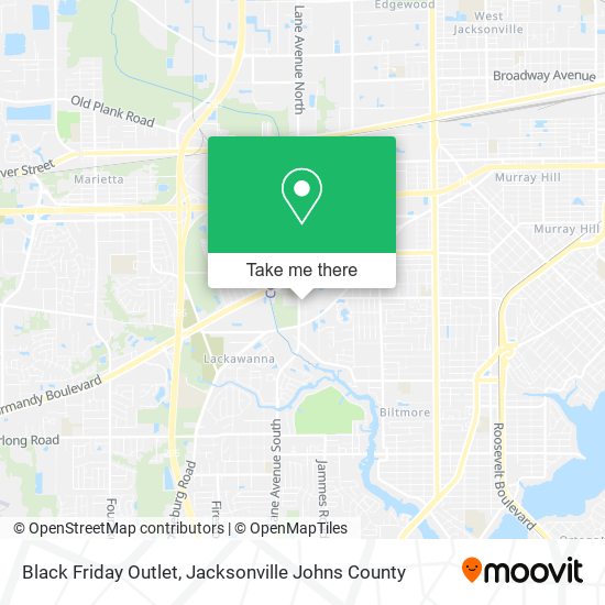 Mapa de Black Friday Outlet