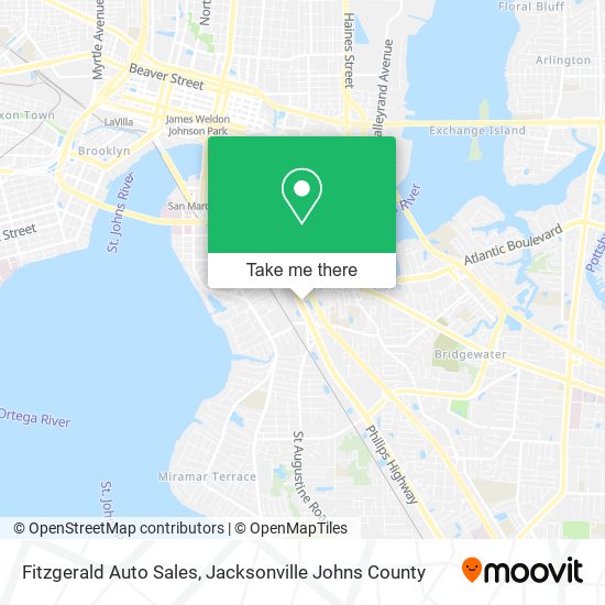 Fitzgerald Auto Sales map
