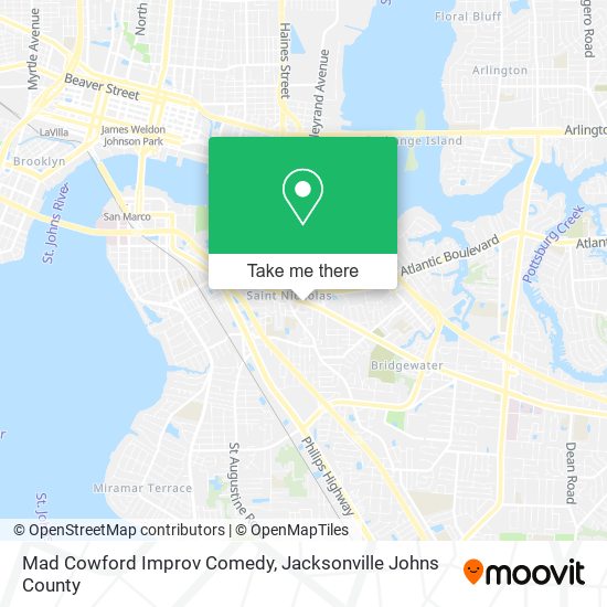 Mad Cowford Improv Comedy map