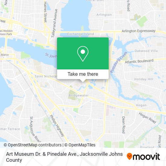 Mapa de Art Museum Dr. & Pinedale Ave.