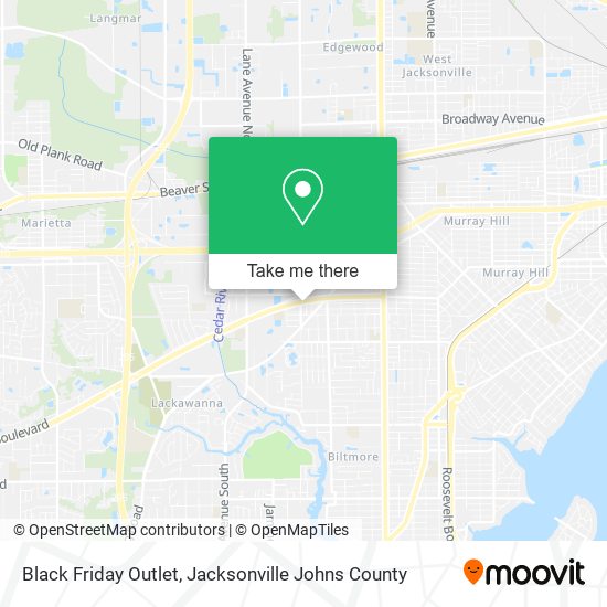 Mapa de Black Friday Outlet
