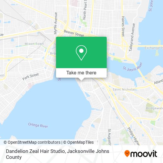 Mapa de Dandelion Zeal Hair Studio