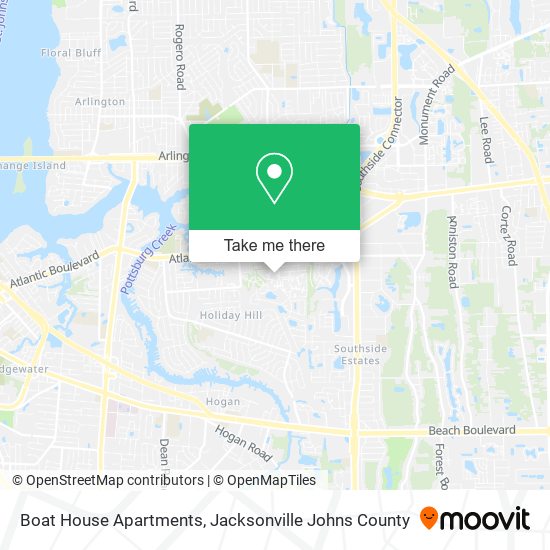 Mapa de Boat House Apartments