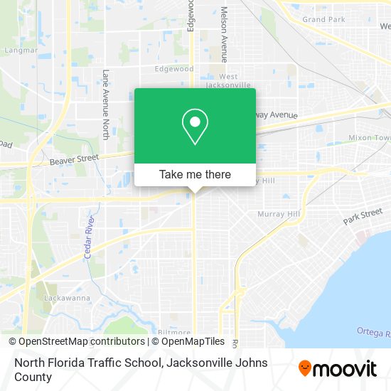 North Florida Traffic School map