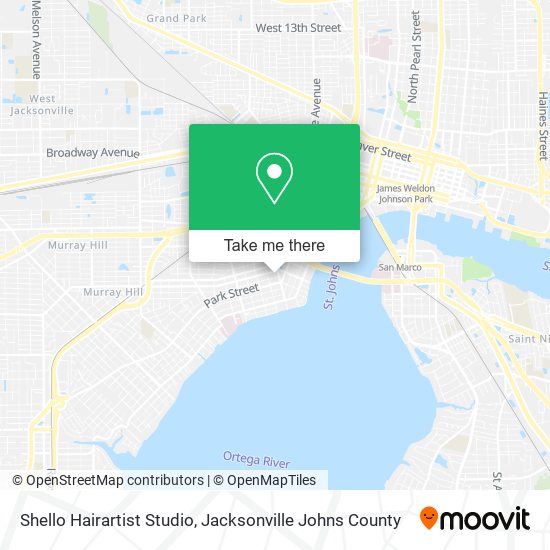 Shello Hairartist Studio map