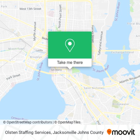 Olsten Staffing Services map