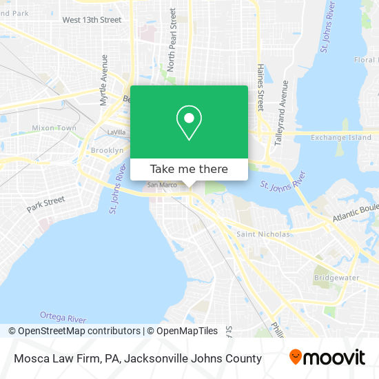 Mosca Law Firm, PA map