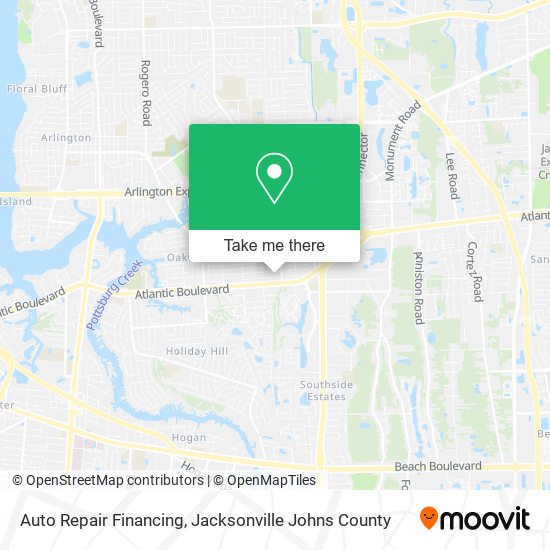 Mapa de Auto Repair Financing