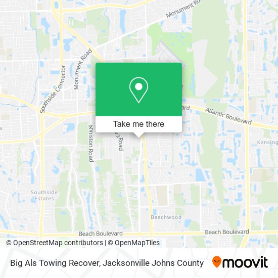 Mapa de Big Als Towing Recover