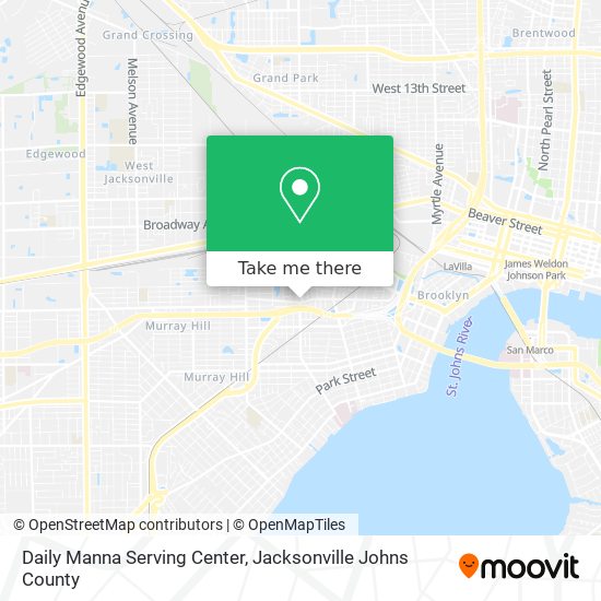 Daily Manna Serving Center map