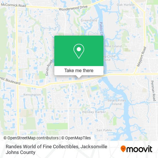 Randes World of Fine Collectibles map