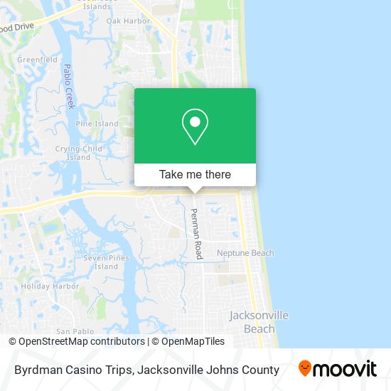 Byrdman Casino Trips map